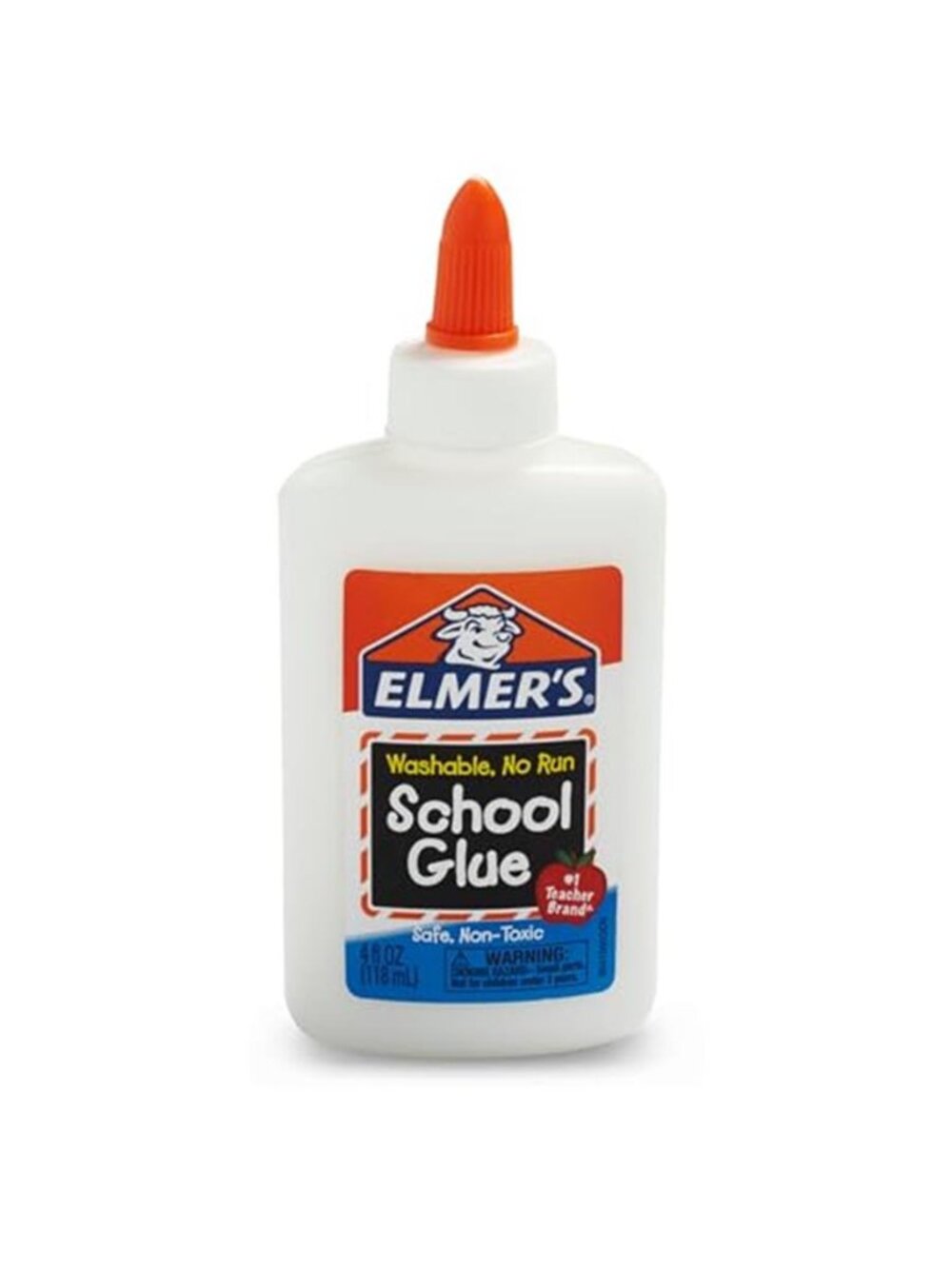 School Glue, Washable, Safe and Nontoxic, 4oz, 1 Count - Back to